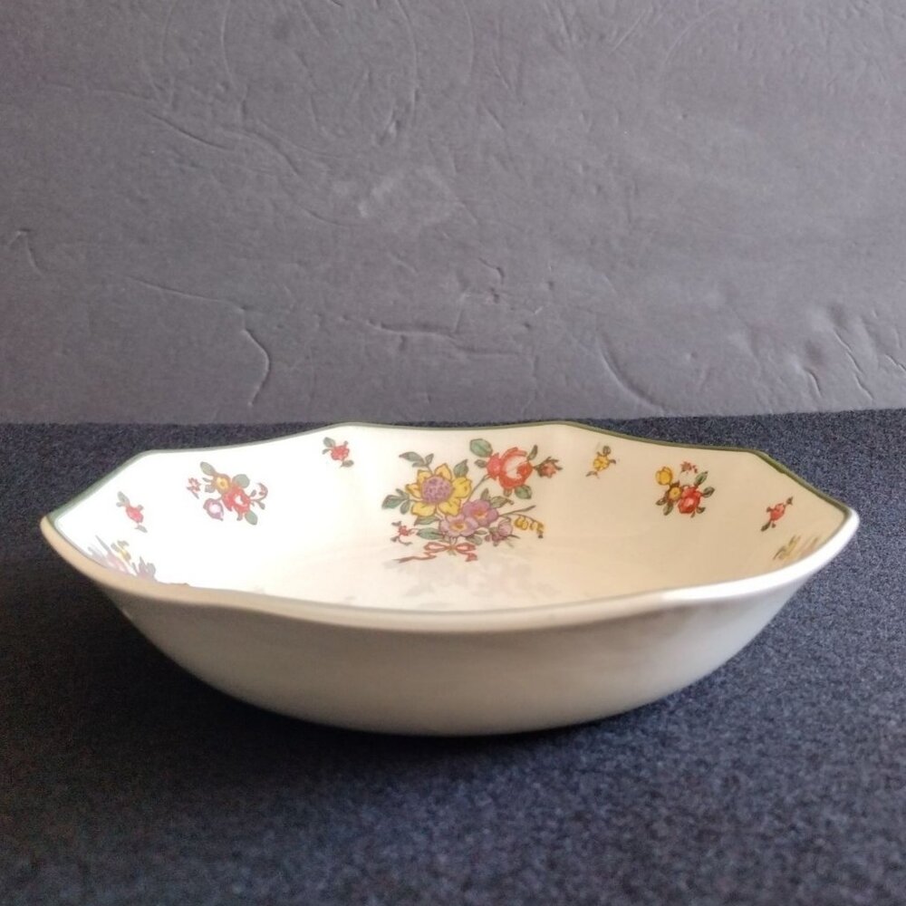 Antique Royal Doulton Old Leeds Spray Bowl, Made in England, Floral Granny Core - Picture 2 of 8